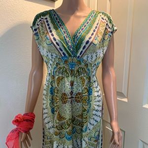 Green Bohemian Dress